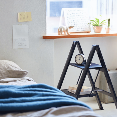 บันไดอะลูมิเนียมบันไดพับ 3 ขั้น HASEGAWA รุ่น SJ-3d(ฺBK) (สีดำ)