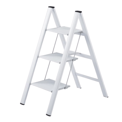 บันไดอะลูมิเนียมบันไดพับ 3 ขั้น HASEGAWA รุ่น SJ-3d(ฺWH) (สีขาว)