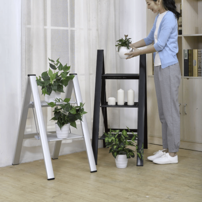 บันไดอะลูมิเนียมบันไดพับ 3 ขั้น HASEGAWA รุ่น SJ-3d(ฺWH) (สีขาว)