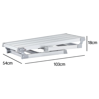 นั่งร้านแบบปรับได้ HASEGAWA รุ่น DRSW-1000C (สีเงิน)