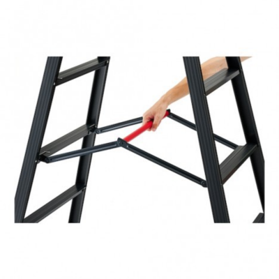 9-step aluminum ladder, HASEGAWA model RYZB-27a (black)
