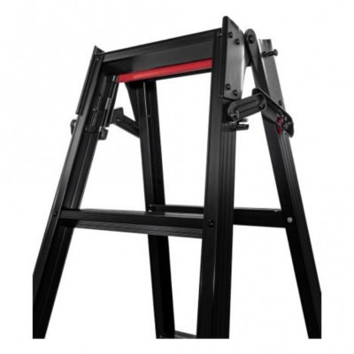 9-step aluminum ladder, HASEGAWA model RYZB-27a (black)