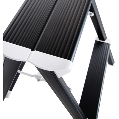 บันไดอะลูมิเนียม เก้าอี้สตูล 2 ขั้น HASEGAWA รุ่น SK2.0-06BK (สีดำ)