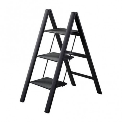 Aluminum folding ladder, 3 steps, HASEGAWA model SJ-3d.