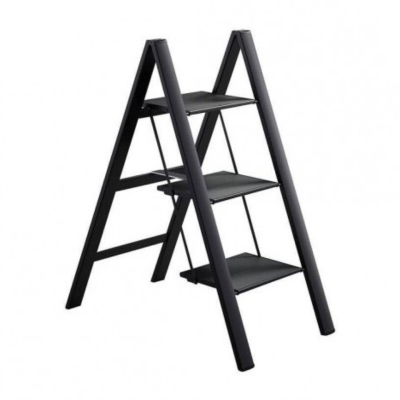 Aluminum folding ladder, 3 steps, HASEGAWA model SJ-3d.