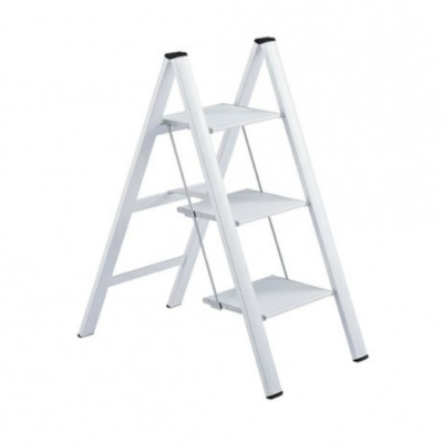 Aluminum folding ladder, 3 steps, HASEGAWA model SJ-3d.