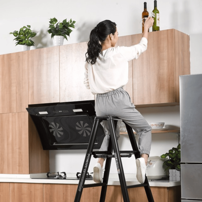 HASEGAWA RZB-09b Aluminum Step Ladder (3 Steps)