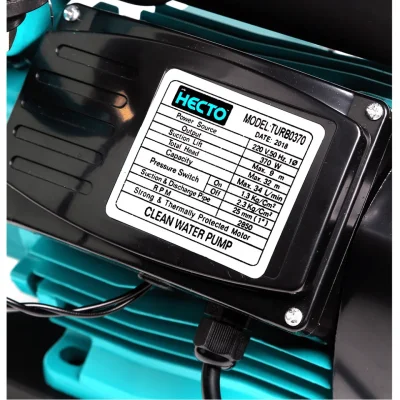  ปั๊มน้ำอัตโนมัติ 370 วัตต์ HECTO รุ่น TURBO 370