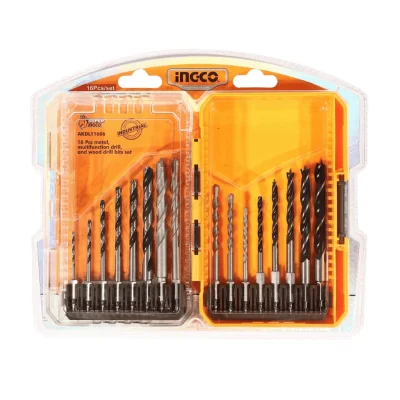 ชุดดอกสว่านอเนกประะสงค์ก้านหกเหลี่ยม 16 ชิ้น INGCO รุ่น AKDL11606