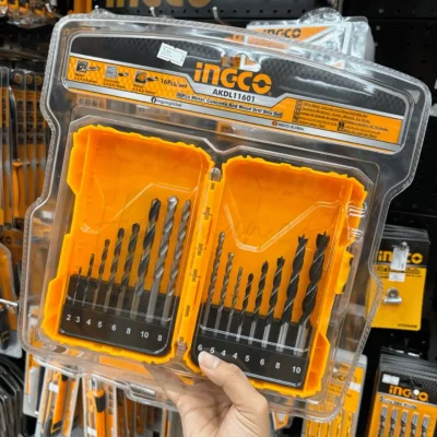 ชุดดอกสว่านอเนกประะสงค์ก้านหกเหลี่ยม 16 ชิ้น INGCO รุ่น AKDL11606