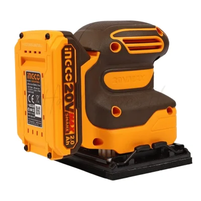  เครื่องขัดกระดาษทรายเหลี่ยมไร้สาย 20V INGCO รุ่น CSHSLI20141