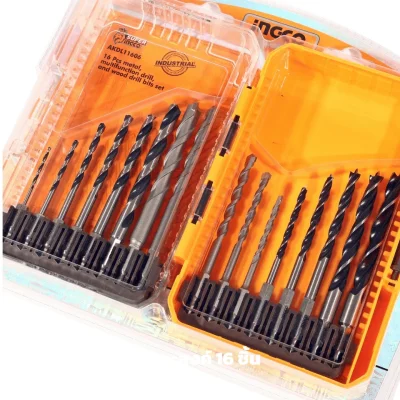 INGCO ชุดดอกสว่านอเนกประะสงค์ 16 ชิ้น รุ่น AKDL11606 (2)