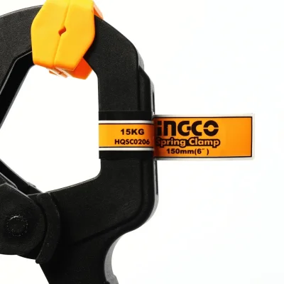 สปริงแคลมป์พลาสติก ขนาด 6 INGCO รุ่น HQSC0206  สปริงแคลมป์พลาสติก ขนาด 6 INGCO รุ่น HQSC0206