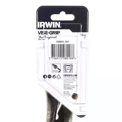คีมล็อคปากโค้ง ขนาด 7 นิ้ว IRWIN รุ่น 7CR 