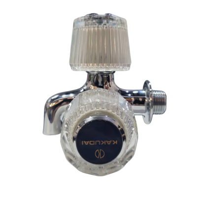 KAKUDAI Dual Outlet Faucet with Clear Crystal Handles