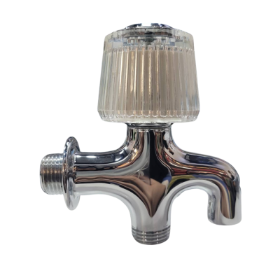 KAKUDAI Dual Outlet Faucet with Clear Crystal Handles