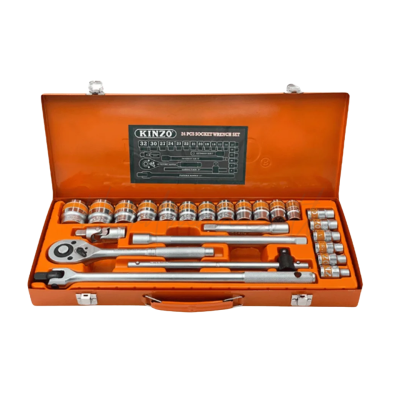 ประแจบล็อก ชุด 1/2 นิ้ว KINZO รุ่น 1524-24 ประแจบล็อก ชุด 1/2 นิ้ว KINZO รุ่น 1524-24