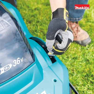 17-inch cordless lawnmower cart with drive system MAKITA model DLM432