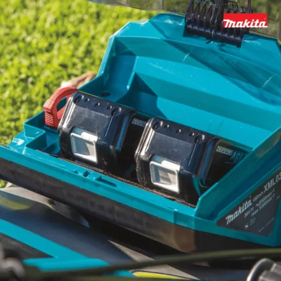 18-inch cordless lawnmower cart with drive system MAKITA model DLM460