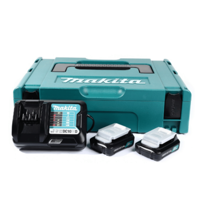 ชุดแบตเตอรี่และแท่นชาร์จ 12Vmax 1.5Ah MAKITA รุ่น MKP1WY122 (197644-6)