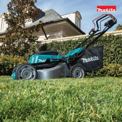21-inch cordless lawnmower cart with drive system MAKITA model DLM462