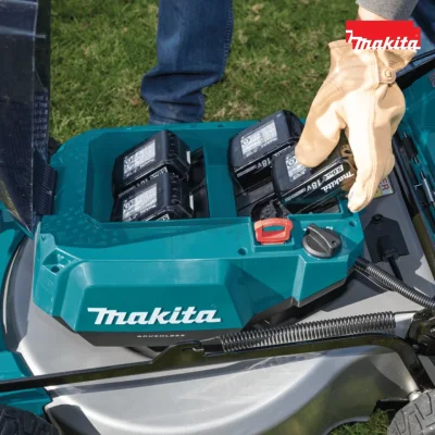 21-inch cordless lawnmower cart with drive system MAKITA model DLM462