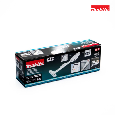 เครื่องดูดฝุ่นไร้สายสีขาว 12V MAKITA รุ่น  CL107FDZW (เครื่องเปล่า)