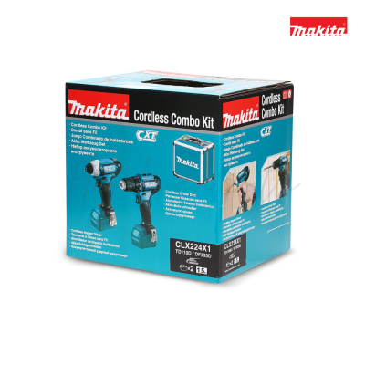 MAKITA CLX224X1 12V Cordless Drill and Impact Driver Combo Kit