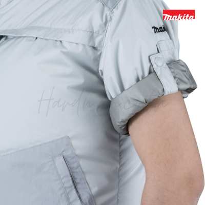 เสื้อพัดลมไร้สาย 12/18V Size XL MAKITA รุ่น DFJ405ZXL กันแสงรังสี UV และ IR (ตัวเปล่า)