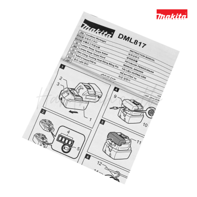 ไฟฉายไร้สาย LED 18v MAKITA รุ่น DML817O (เครื่องเปล่า)