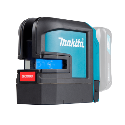 เลเซอร์เส้นกากบาทแสงสีแดง 2 เส้น 4 จุด 12Vmax MAKITA รุ่น SK106DZ (เฉพาะตัวเครื่อง)