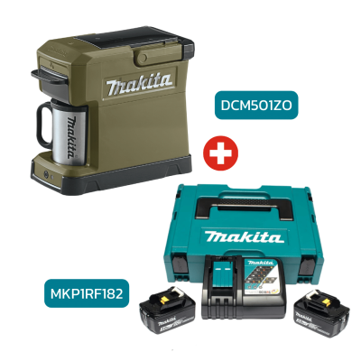 เครื่องชงกาแฟ 18V/12V MAKITA รุ่น DCM501ZO สี Olive