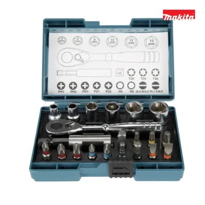 ชุดก๊อกแก๊ก 1-4 นิ้วดอกไขควง 21 ตัว/ชุด MAKITA รุ่น B-54081 ชุดก๊อกแก๊ก 1-4 นิ้วดอกไขควง 21 ตัว/ชุด MAKITA รุ่น B-54081