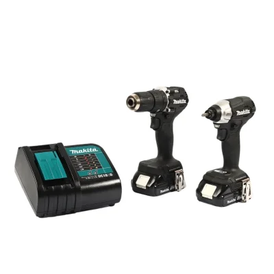 ชุดสว่านกระแทกไร้สาย 18V รุ่น MAKITA รุ่น DLX2414X7B ชุดสว่านกระแทกไร้สาย 18V รุ่น MAKITA รุ่น DLX2414X7B