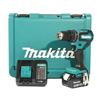 ชุดสว่านเจาะกระแทกไร้สาย 18V MAKITA รุ่น DHP485F003 (แบตแท่นชาร์จ)