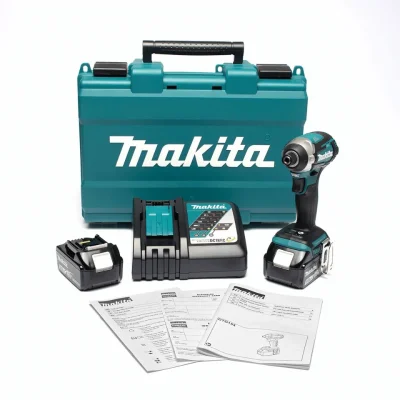 ชุดสว่านไขควงกระแทกไร้สาย 18V MAKITA รุ่น DTD154RFE