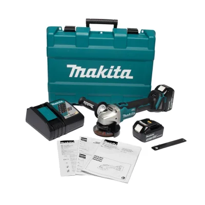 ชุดเครื่องเจียรไร้สาย 4 นิ้ว MAKITA รุ่น DGA404RFE