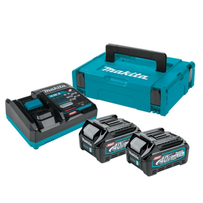 ชุดแบตเตอรี่และแท่นชาร์จ 40 V 2.5 Ah MAKITA รุ่น MP191J82-4 ชุดแบตเตอรี่และแท่นชาร์จ 40 V 2.5 Ah MAKITA รุ่น MP191J82-4