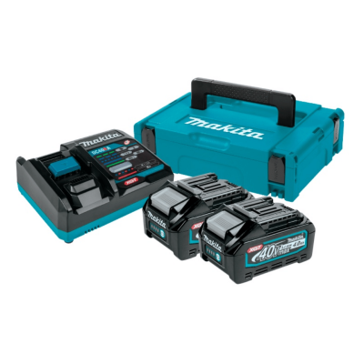 ชุดแบตเตอรี่และแท่นชาร์จ 40 V 4.0 Ah MAKITA รุ่น MP191J98-9 ชุดแบตเตอรี่และแท่นชาร์จ 40 V 4.0 Ah MAKITA รุ่น MP191J98-9