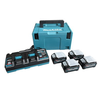 ชุดแบตเตอรี่และแท่นชาร์จ 40 V 4.0 Ah MAKITA รุ่น MP191U40-6 ชุดแบตเตอรี่และแท่นชาร์จ 40 V 4.0 Ah MAKITA รุ่น MP191U40-6