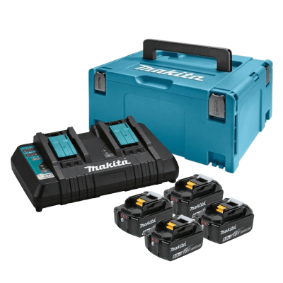 ชุดแบตเตอรี่เเละแท่นชาร์จ 18 V 6.0 Ah MAKITA รุ่น MKP3PG184 ชุดแบตเตอรี่เเละแท่นชาร์จ 18 V 6.0 Ah MAKITA รุ่น MKP3PG184