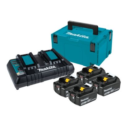 ชุดแบตเตอรี่เเละแท่นชาร์จ 18 V 5.0 Ah MAKITA รุ่น MKP3PT184 ชุดแบตเตอรี่เเละแท่นชาร์จ 18 V 5.0 Ah MAKITA รุ่น MKP3PT184