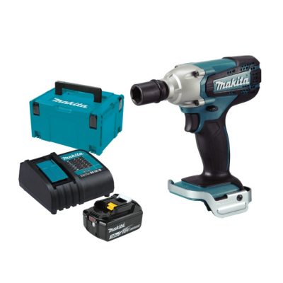 บล็อกไร้สาย 4 หุน 18 V MAKITA รุ่น DTW190SF1J (มาพร้อมแบตเตอรี่และแท่นชาร์จ) บล็อกไร้สาย 4 หุน 18 V MAKITA รุ่น DTW190SF1J (มาพร้อมแบตเตอรี่และแท่นชาร์จ)