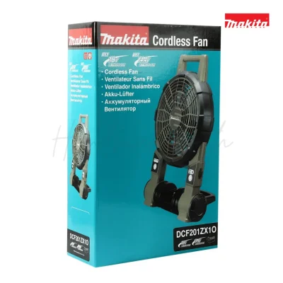 พัดลมไร้สาย 10 นิ้ว 18V MAKITA รุ่น DCF201ZX1O สี Olive (เครื่องเปล่า)
