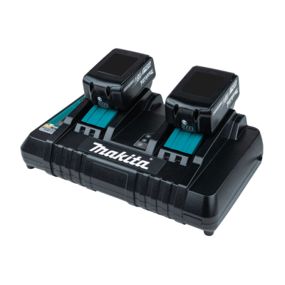 แท่นชาร์จ 18 V (ชาร์จคู่) MAKITA รุ่น DC18RD แท่นชาร์จ 18 V (ชาร์จคู่) MAKITA รุ่น DC18RD