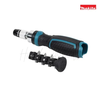 ไขควงด้ามฟรีก๊อกเเก๊ก พร้อมดอกไขควง 8 ชุด MAKITA รุ่น E-10942