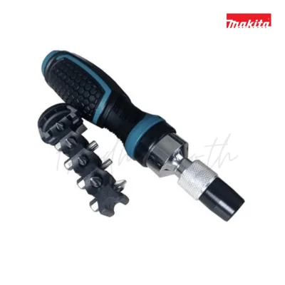 ไขควงด้ามฟรีก๊อกเเก๊ก พร้อมดอกไขควง 8 ชุด MAKITA รุ่น E-10942