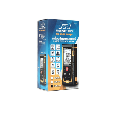 เครื่องวัดระยะเลเซอร์ 100 ม. MARATHON รุ่น RUN100 เครื่องวัดระยะเลเซอร์ 100 ม. MARATHON รุ่น RUN100
