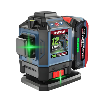 เครื่องวัดระดับเลเซอร์ แสงสีเขียว 12 เส้น MASARU รุ่น SMLG-320