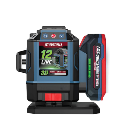 เครื่องวัดระดับเลเซอร์ แสงสีเขียว 12 เส้น MASARU รุ่น SMLG-320